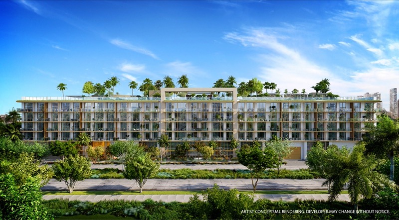 2200 Brickell five-story luxury condominium rendering, 2200 Brickell Avenue Miami