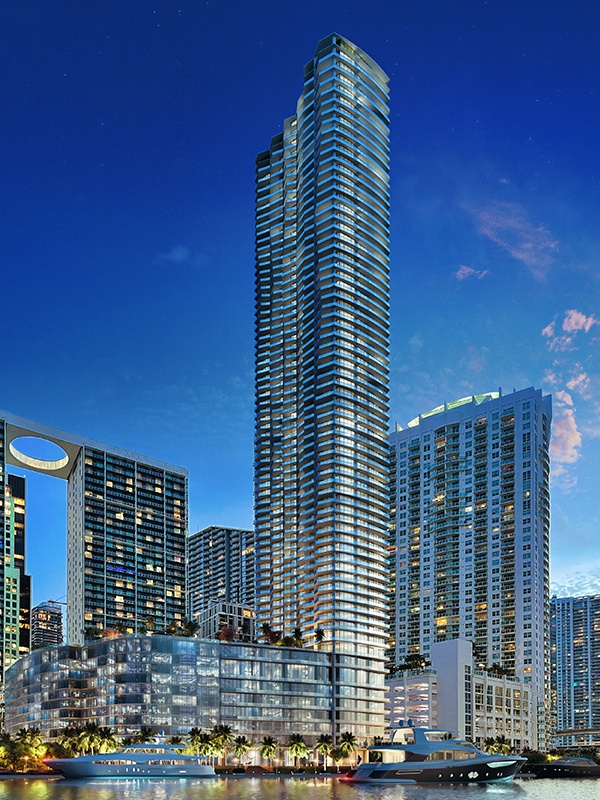 Baccarat Residences Brickell, luxury crystal-branded condos
