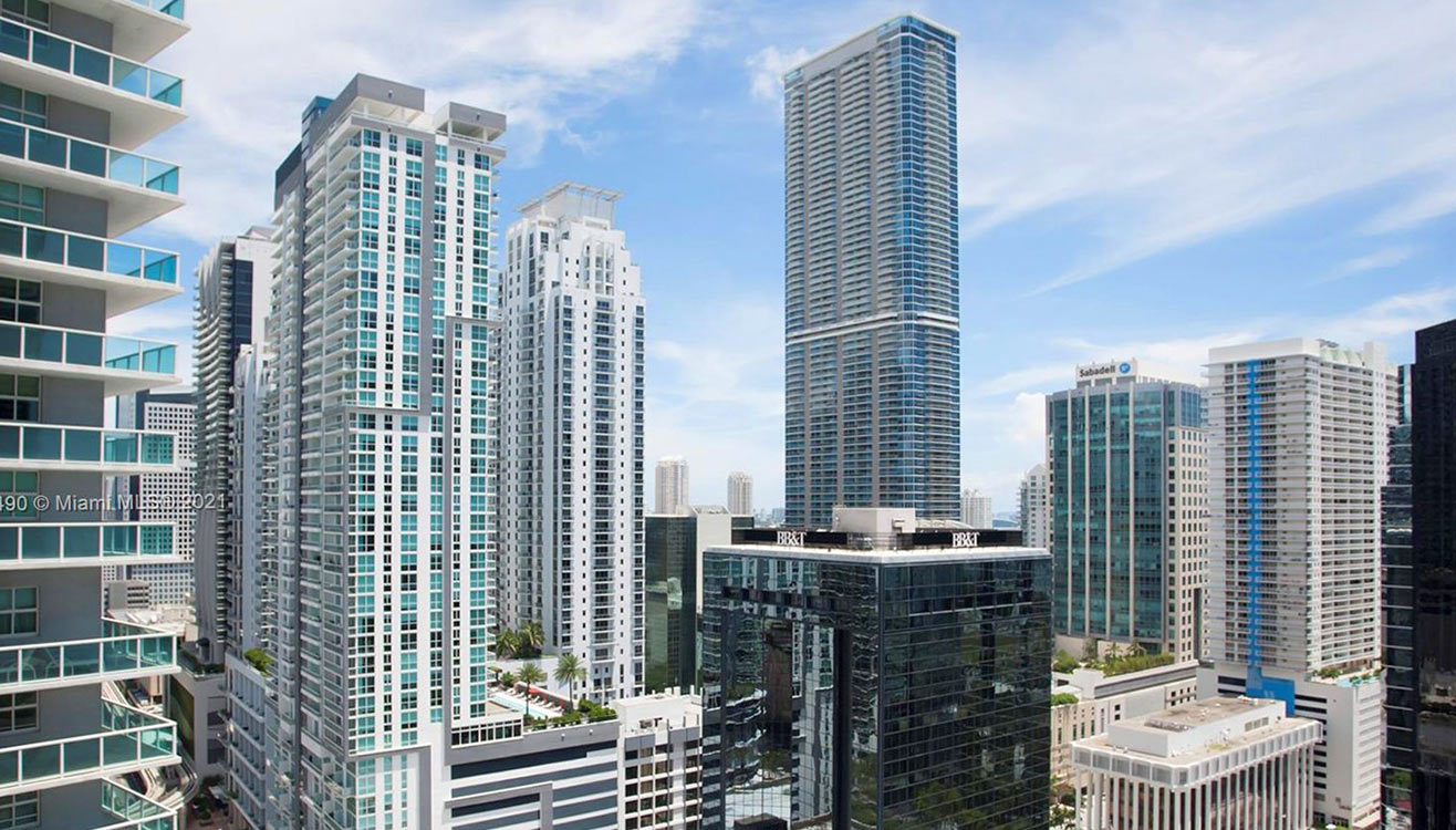 Cipriani Residences Miami panoramic city and ocean view