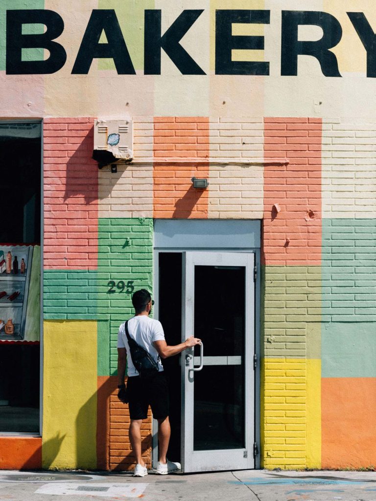 Wynwood Arts District street scene near Cloud One Residences Wynwood