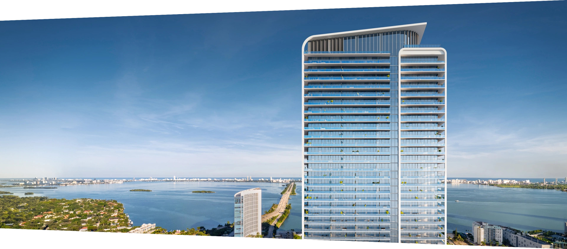 Jean-Georges Miami Tropic Residences official tower rendering, 49-story Arquitectonica building at 3501 NE 1st Avenue in Midtown Miami