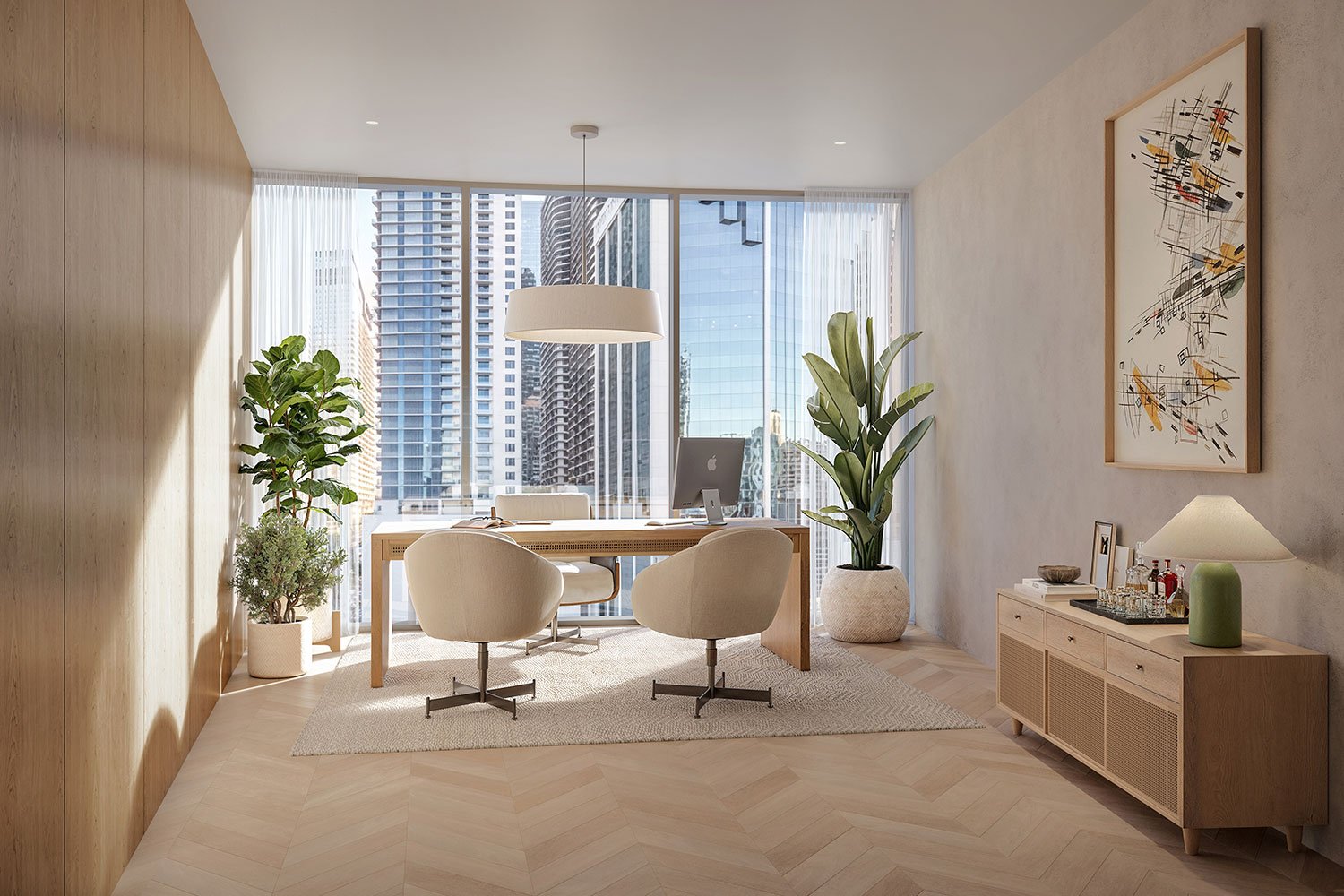 One Twenty Brickell Signature Residences tower rendering at 120 SW 8th Street in Brickell, Miami