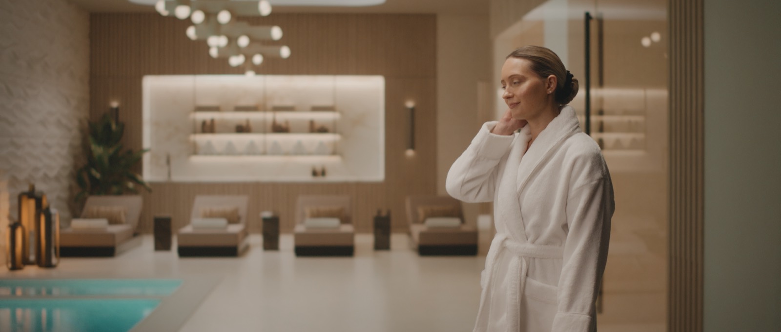 South Flagler House spa rendering with treatment rooms and hydrotherapy in West Palm Beach