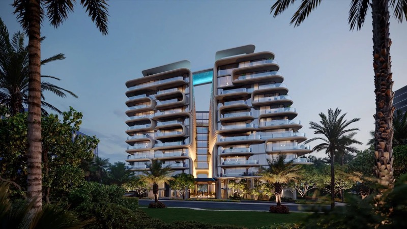 The Delmore Surfside oceanfront condominium rendering by DAMAC and Zaha Hadid Architects, 8777 Collins Avenue