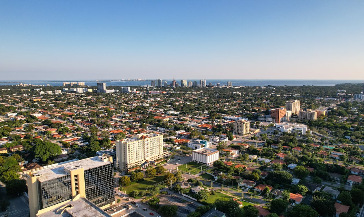 Aerial view of Miami Beach luxury condo coastline showing the segment that closed 2025 at a record $1,030 per square foot annual average