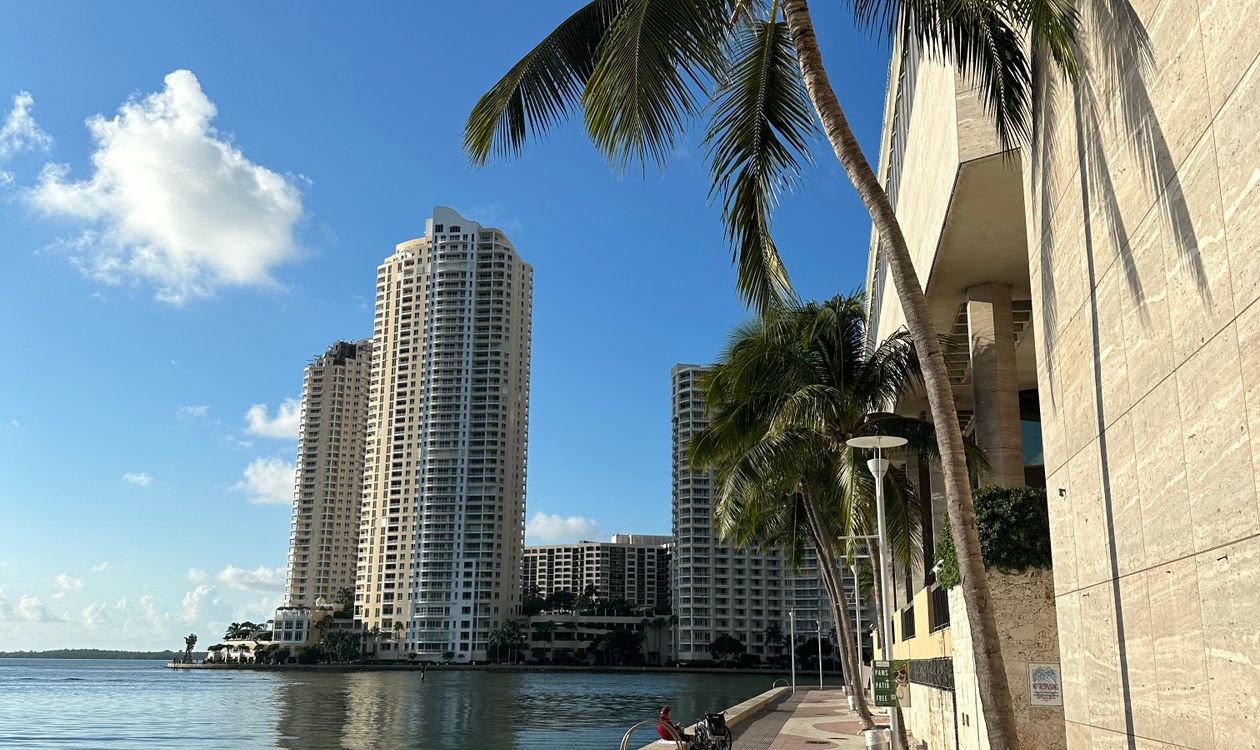 Brickell Key waterfront condo towers in Miami, the established branded-residence corridor buyers compare against