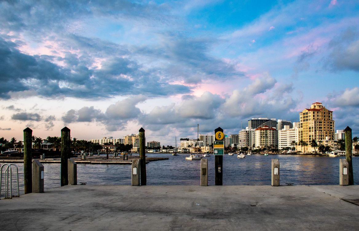 West Palm Beach waterfront where Terra and BH Group plan two 31-story condo towers in 2026