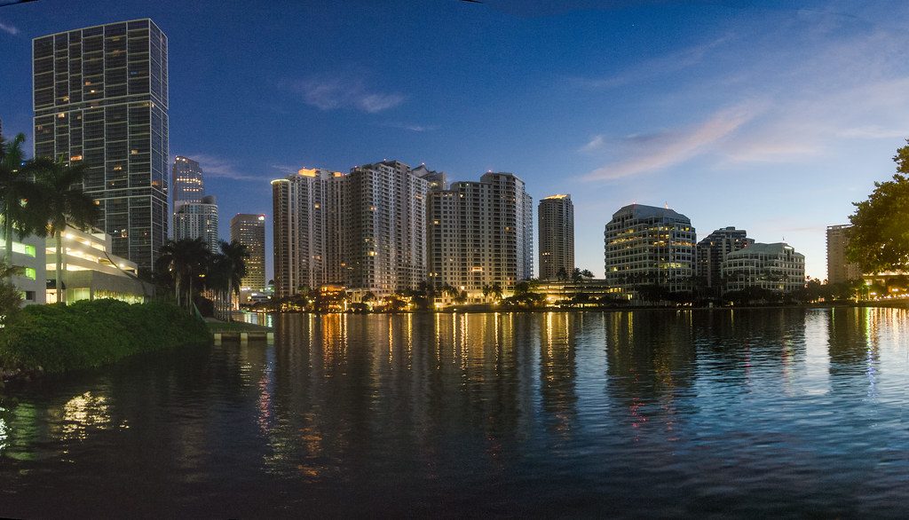 Brickell Key, the island neighborhood off Brickell