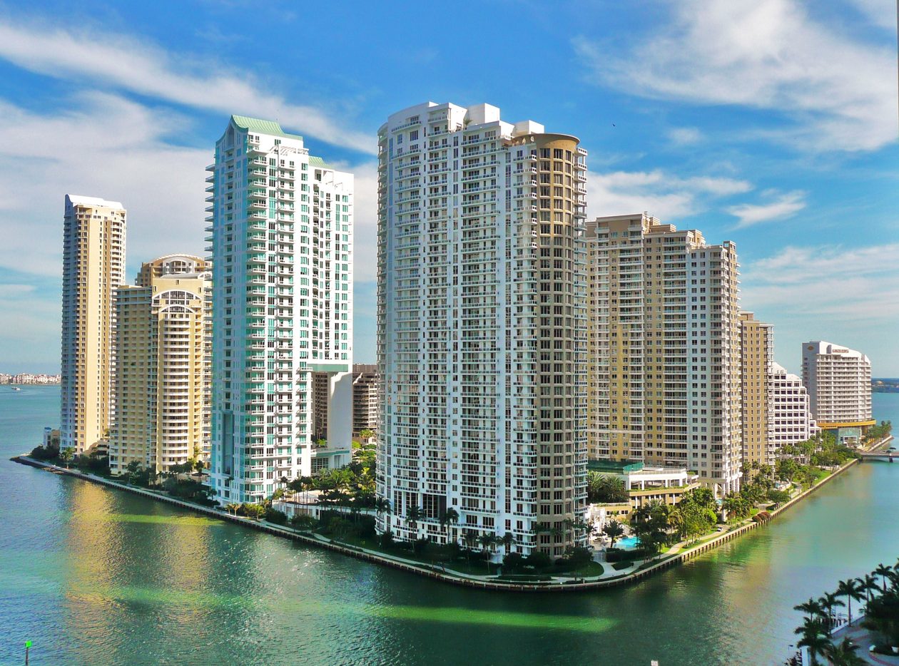 Brickell Key, the island neighborhood off Brickell