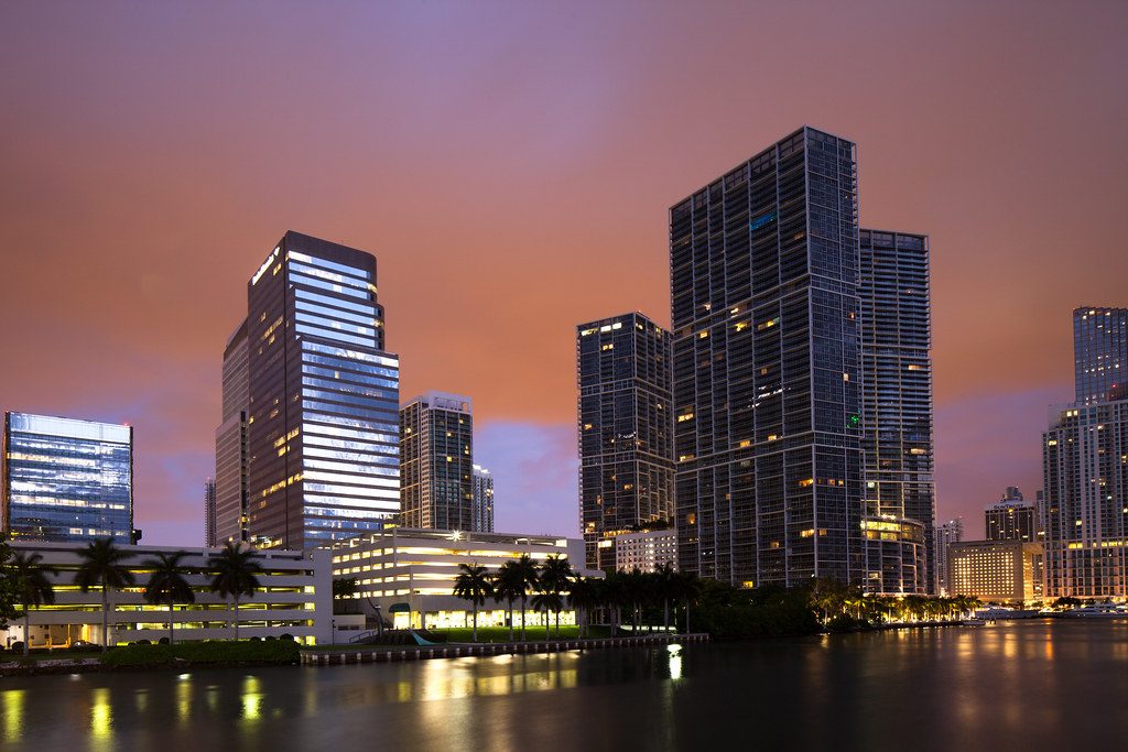 Brickell Key, the island neighborhood off Brickell