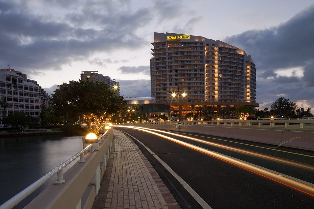 Brickell Key, the island neighborhood off Brickell