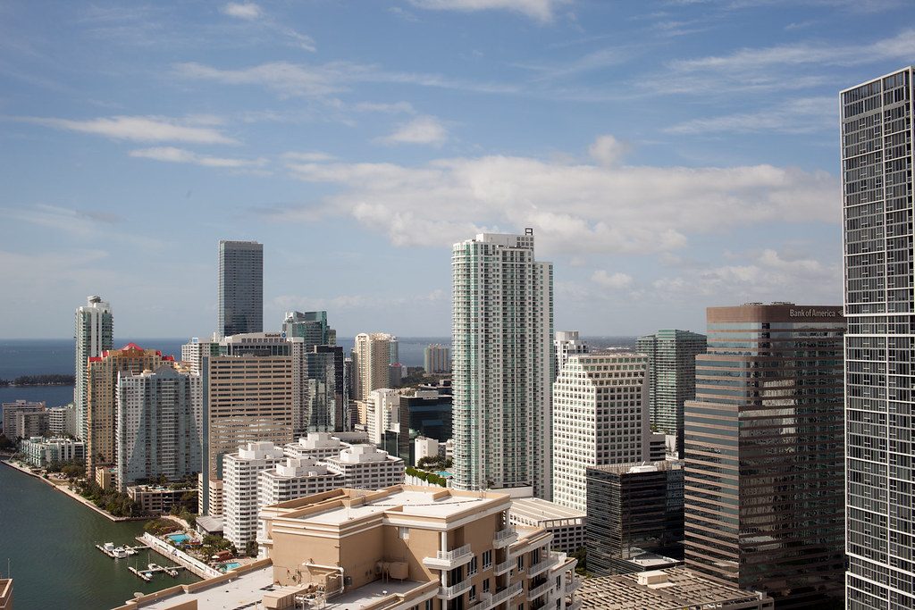 Brickell Key, the island neighborhood off Brickell