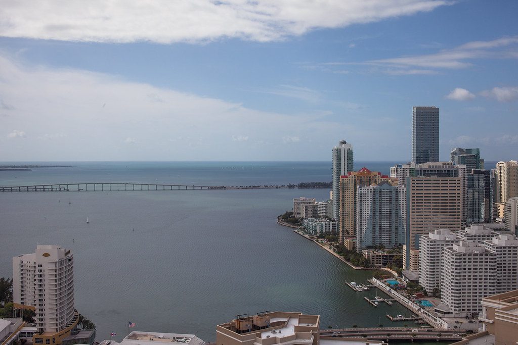 Brickell Key, the island neighborhood off Brickell