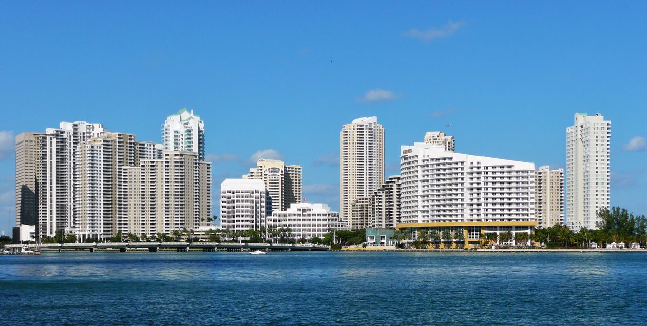 Brickell Key, the island neighborhood off Brickell