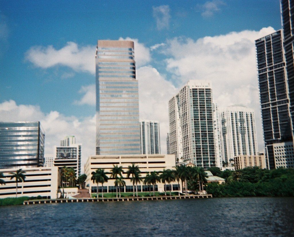 The Miami River and Downtown Miami