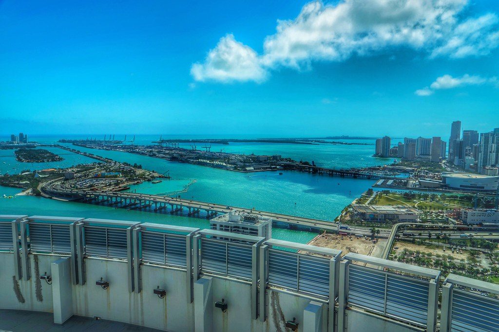 Downtown Miami across Biscayne Bay