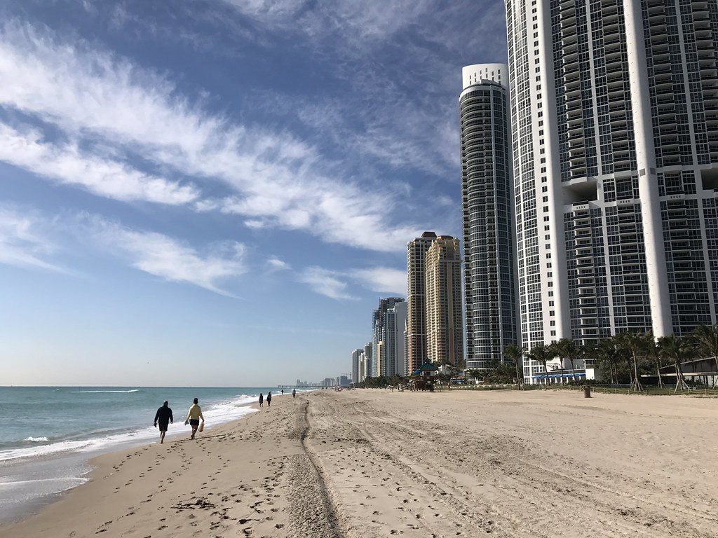 Oceanfront towers in Sunny Isles Beach