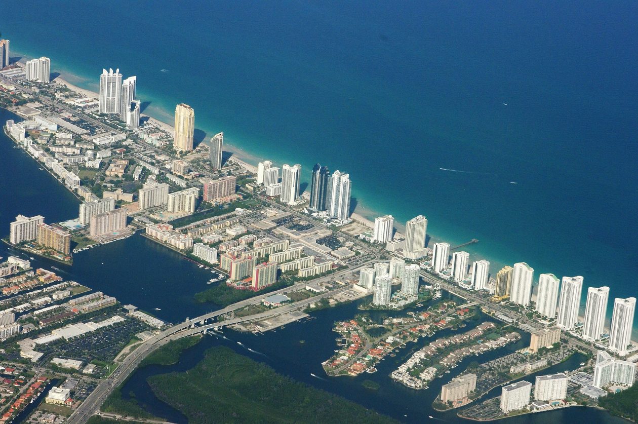 Sunny Isles Beach from the air