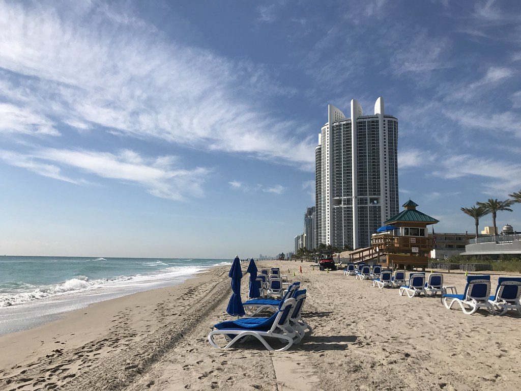 Oceanfront towers in Sunny Isles Beach