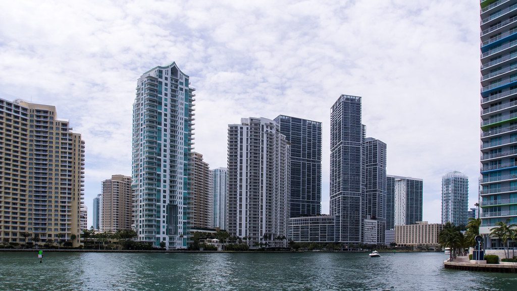 Downtown Miami across Biscayne Bay