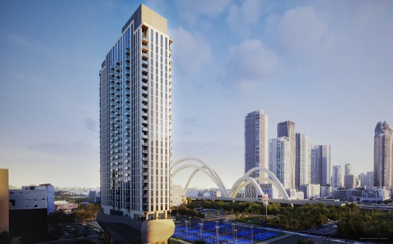 14 ROC condo tower rendering, 125 NE 14th Street Downtown Miami Arts and Entertainment District
