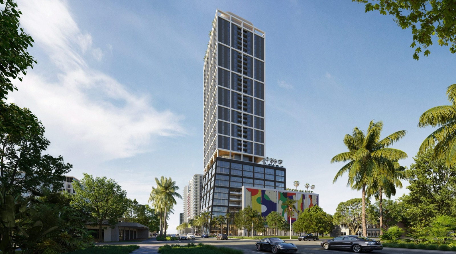 Official rendering of Neo Edgewater, the 41-story tower at 2600 Biscayne Boulevard in Edgewater, Miami