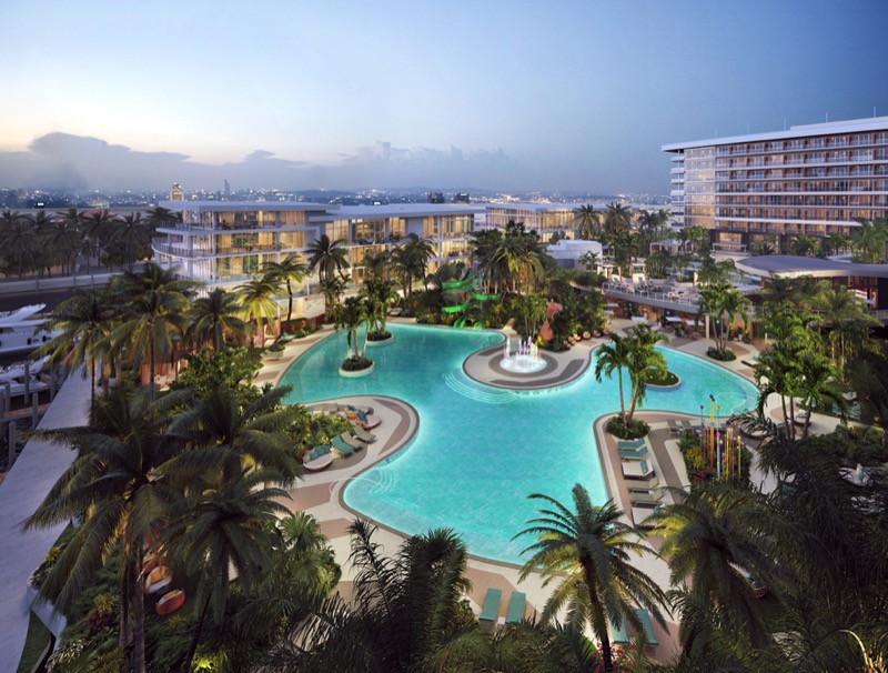 Pier Sixty-Six Phase 2 waterfront towers rendering, Harbor Beach Fort Lauderdale