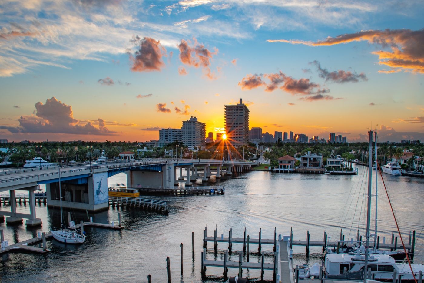 West Palm Beach waterfront high-rises along the Intracoastal Waterway