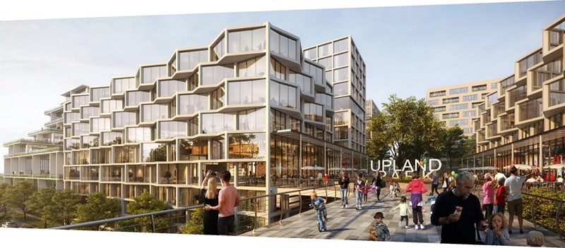 Upland Park master-plan rendering, 47-acre transit-oriented community in West Miami-Dade